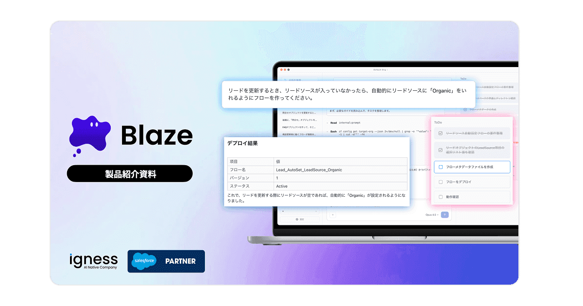 Blaze製品紹介資料
