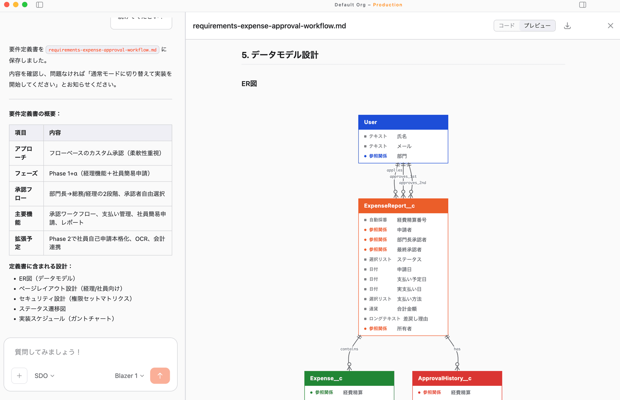 AIとの対話で要件定義書をつくる